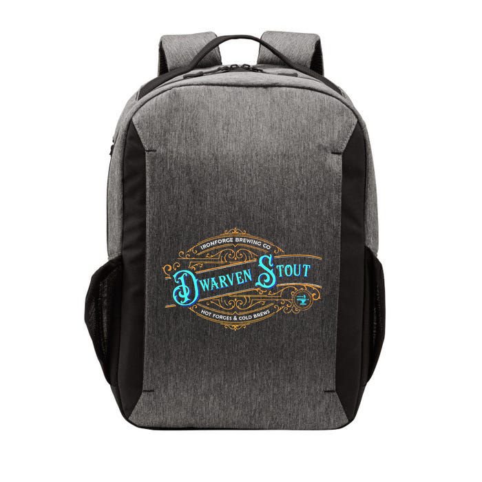 Dwarven Stout Funny Dwarf Beer Gamer Brewery Vector Backpack