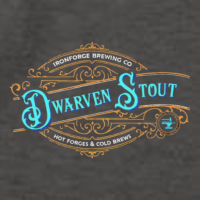 Dwarven Stout Funny Dwarf Beer Gamer Brewery Vector Backpack