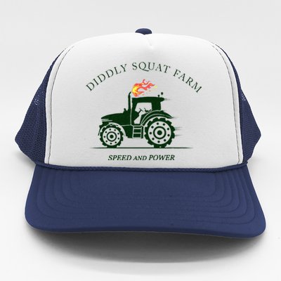 Diddly Squat Farm Green Tractor Farmer Trucker Hat