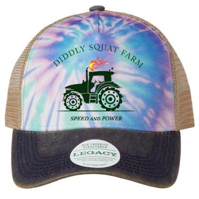 Diddly Squat Farm Green Tractor Farmer Legacy Tie Dye Trucker Hat