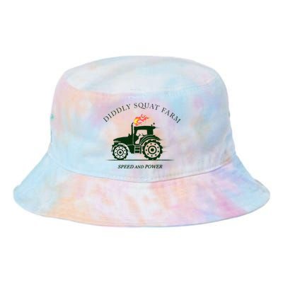 Diddly Squat Farm Green Tractor Farmer Tie Dye Newport Bucket Hat