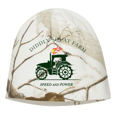 Diddly Squat Farm Green Tractor Farmer Kati - Camo Knit Beanie