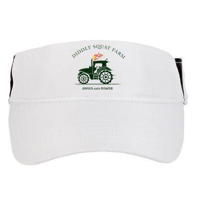 Diddly Squat Farm Green Tractor Farmer Adult Drive Performance Visor