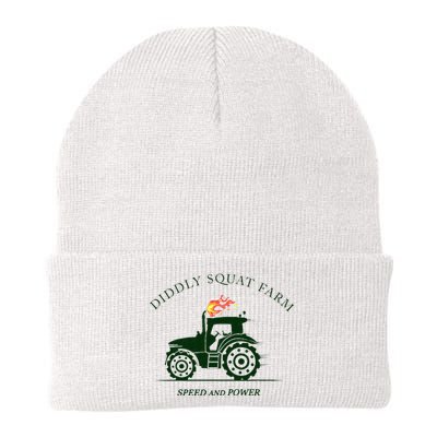 Diddly Squat Farm Green Tractor Farmer Knit Cap Winter Beanie