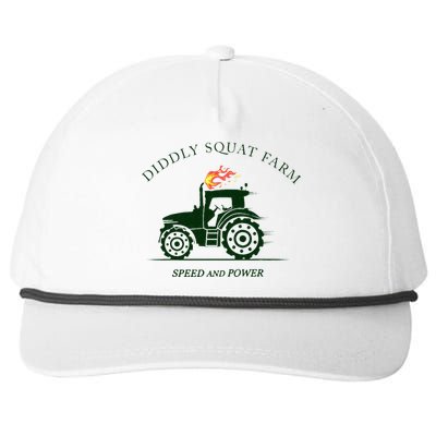 Diddly Squat Farm Green Tractor Farmer Snapback Five-Panel Rope Hat