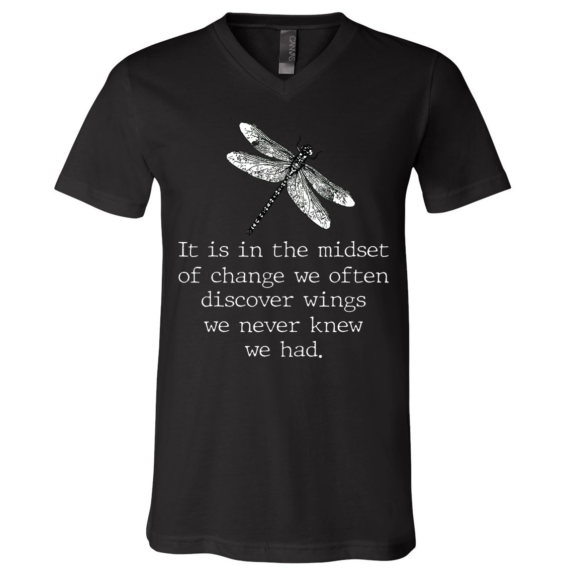 Dragonfly Spiritual Faith Dragonflies Lovers V-Neck T-Shirt