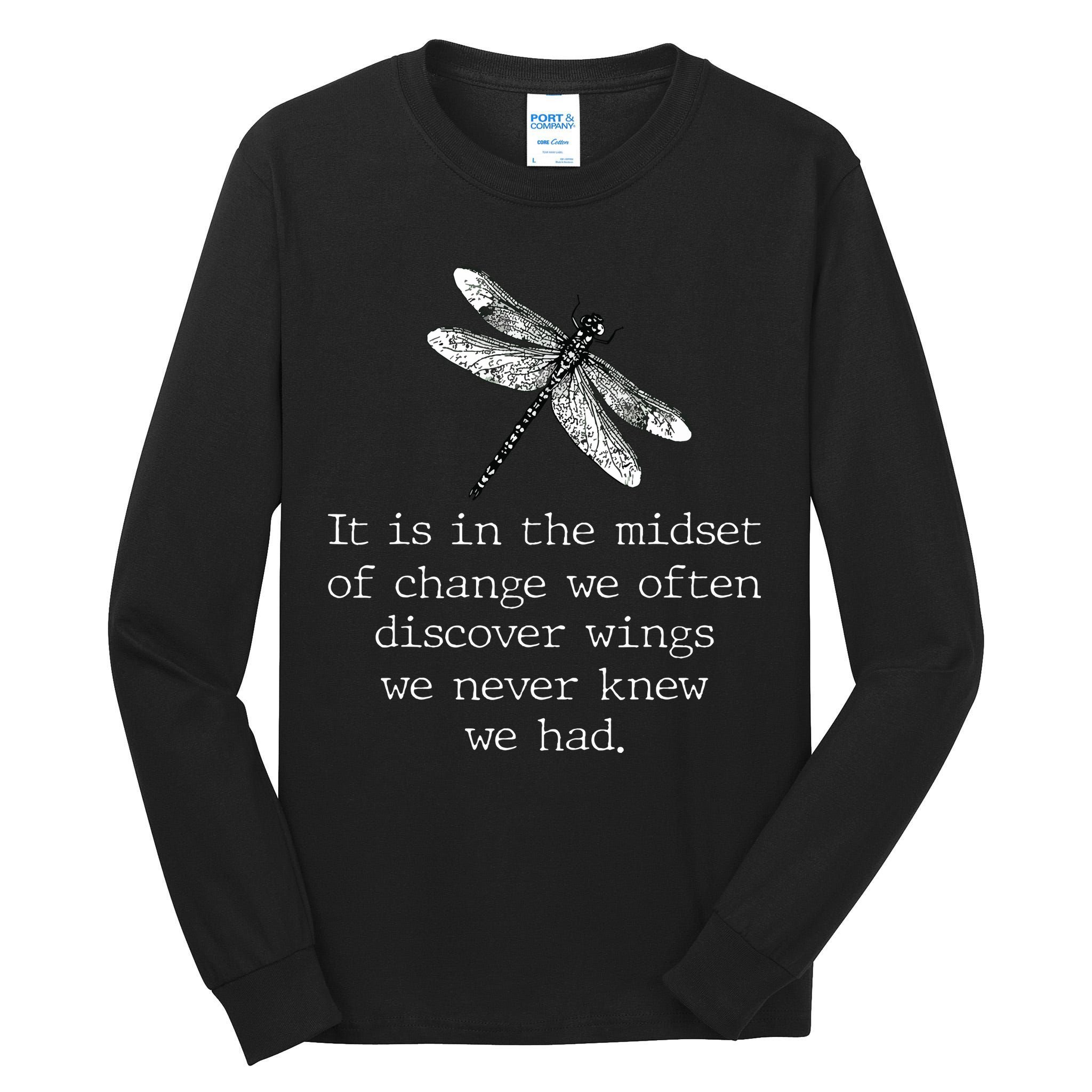 Dragonfly Spiritual Faith Dragonflies Lovers Tall Long Sleeve T-Shirt