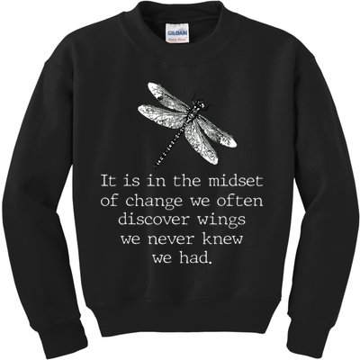 Dragonfly Spiritual Faith Dragonflies Lovers Kids Sweatshirt