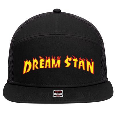 Dream Stan Flame 7 Panel Mesh Trucker Snapback Hat