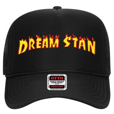 Dream Stan Flame High Crown Mesh Back Trucker Hat