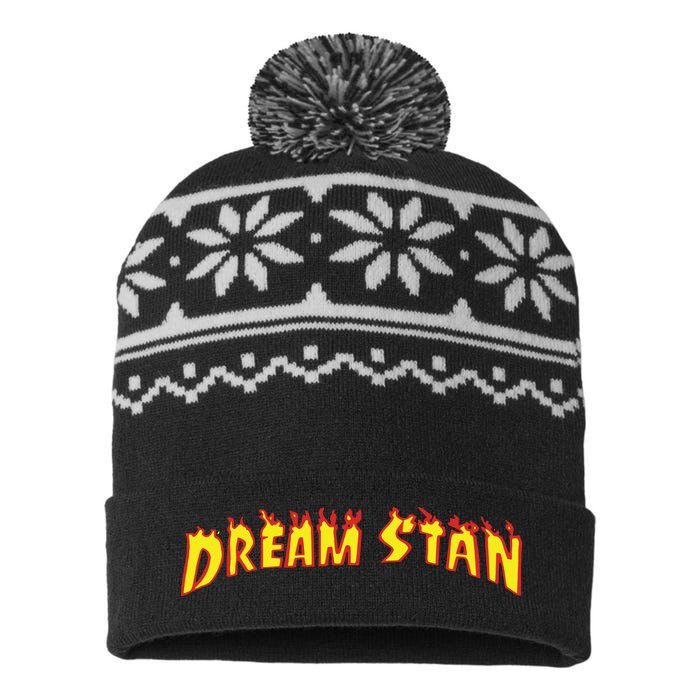 Dream Stan Flame USA-Made Snowflake Beanie