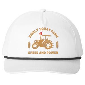 Diddly Squat Farm Speed And Power Tractor Design Snapback Five-Panel Rope Hat