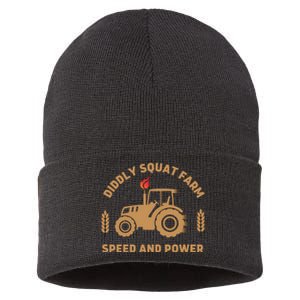 Diddly Squat Farm Speed And Power Tractor Design Sustainable Knit Beanie