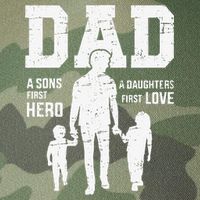 Dad Sons First Hero Daughter Love For Fathers Day Legacy Tie Dye Trucker Hat