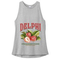 Delphi Strawberry Farms Ladies PosiCharge Tri-Blend Wicking Tank