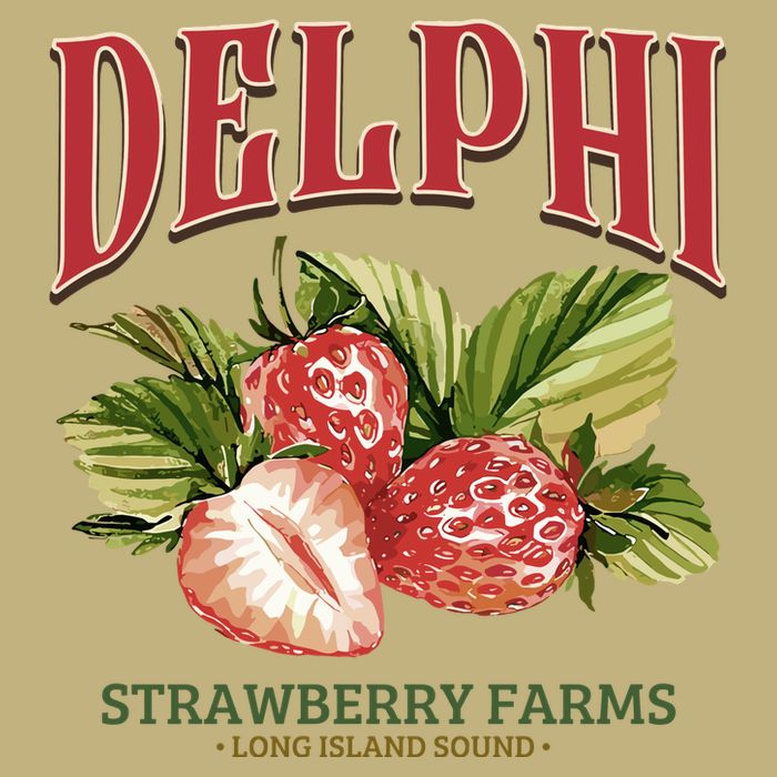 Delphi Strawberry Farms Cooling Performance Long Sleeve Crew