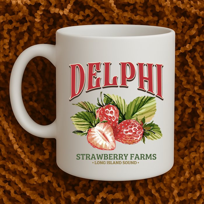 Delphi Strawberry Farms Mug