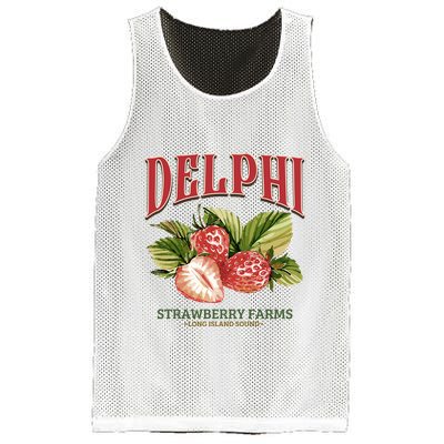 Delphi Strawberry Farms Mesh Reversible Basketball Jersey Tank
