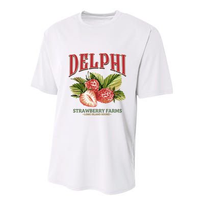 Delphi Strawberry Farms Youth Performance Sprint T-Shirt