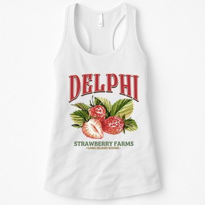 Delphi Strawberry Farms Womens Tank Top