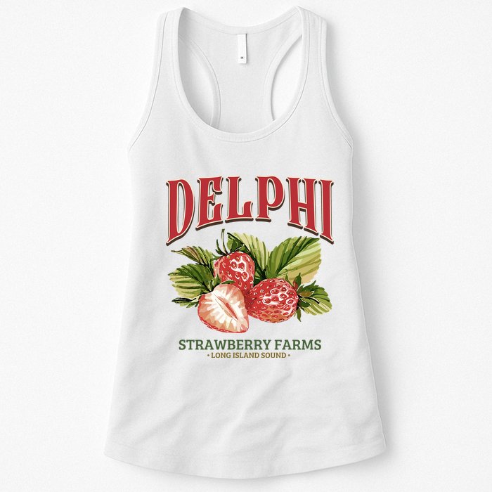 Delphi Strawberry Farms Womens Tank Top