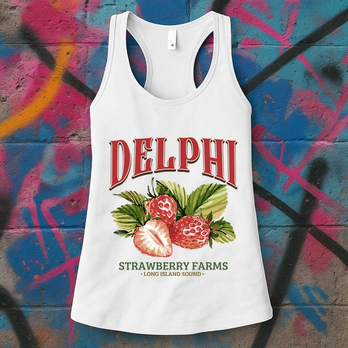Delphi Strawberry Farms Womens Tank Top
