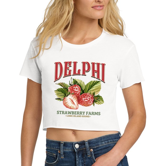 Delphi Strawberry Farms Crop Top