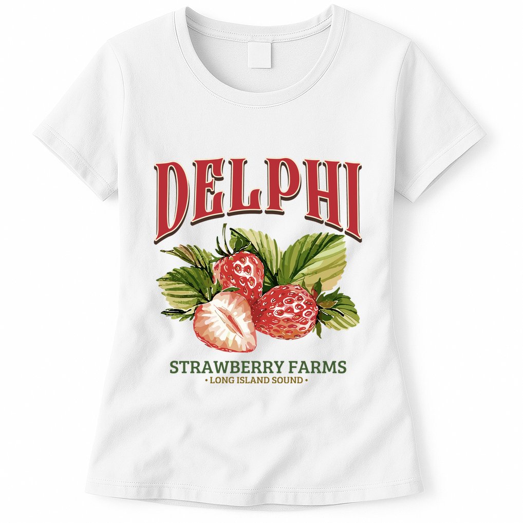 Delphi Strawberry Farms Womens T-Shirt