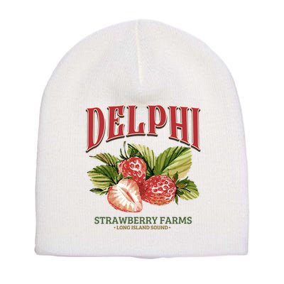 Delphi Strawberry Farms Short Acrylic Beanie