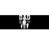 Dad Sons First Hero Daughter Love For Fathers Day Bumper Sticker