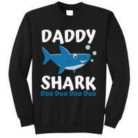 Daddy Shark Fathers Day Gift from Wife Son Daughter Sweatshirt