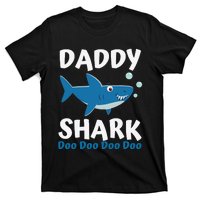 Daddy Shark Fathers Day Gift from Wife Son Daughter T-Shirt