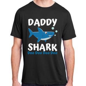 Daddy Shark Fathers Day Gift from Wife Son Daughter Adult ChromaSoft Performance T-Shirt