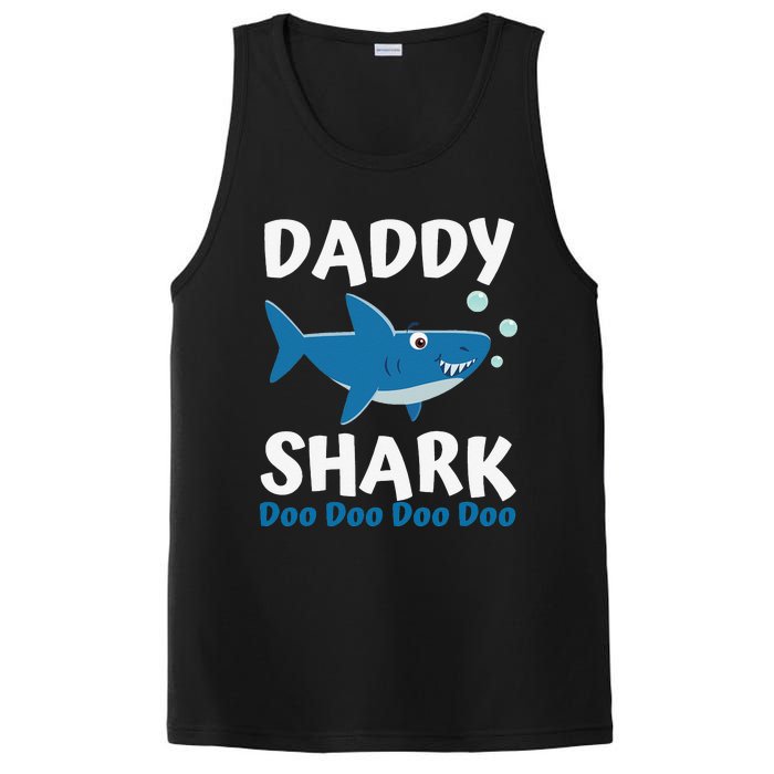 Daddy Shark Fathers Day Gift from Wife Son Daughter PosiCharge Competitor Tank