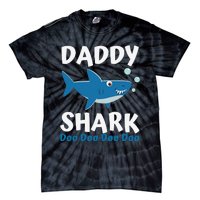 Daddy Shark Fathers Day Gift from Wife Son Daughter Tie-Dye T-Shirt