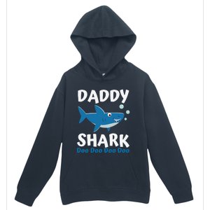 Daddy Shark Fathers Day Gift from Wife Son Daughter Urban Pullover Hoodie