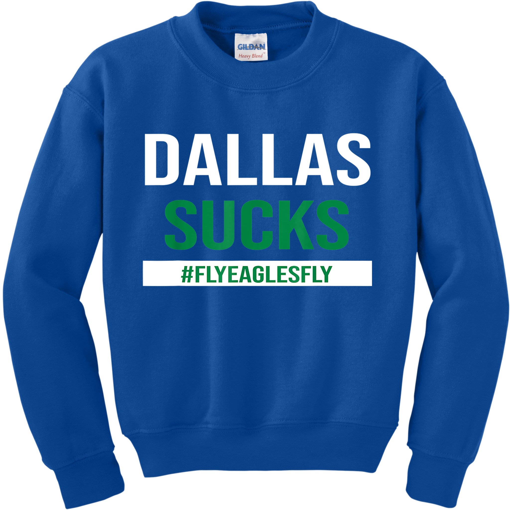 Dallas Sucks Funny Gag Gift For Philly Sports Fans Kids Sweatshirt