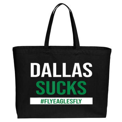 Dallas Sucks Funny Gag Gift For Philly Sports Fans Cotton Canvas Jumbo Tote