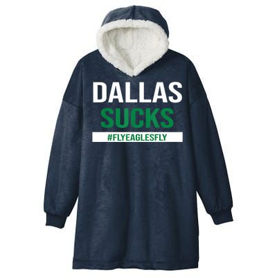 Dallas Sucks Funny Gag Gift For Philly Sports Fans Hooded Wearable Blanket