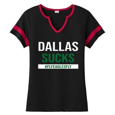 Dallas Sucks Funny Gag Gift for Philly Sports Fans Ladies Halftime Notch Neck Tee