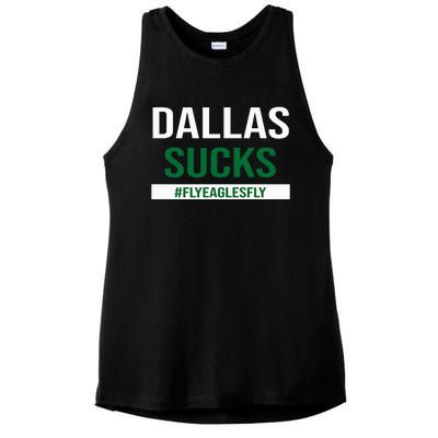 Dallas Sucks Funny Gag Gift for Philly Sports Fans Ladies PosiCharge Tri-Blend Wicking Tank