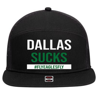 Dallas Sucks Funny Gag Gift for Philly Sports Fans 7 Panel Mesh Trucker Snapback Hat