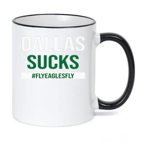 Dallas Sucks Funny Gag Gift for Philly Sports Fans 11oz Black Color Changing Mug