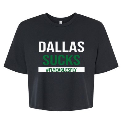 Dallas Sucks Funny Gag Gift for Philly Sports Fans Bella+Canvas Jersey Crop Tee