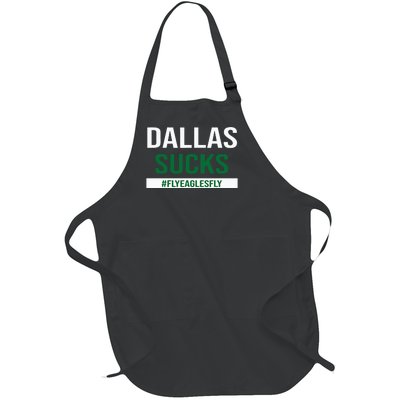 Dallas Sucks Funny Gag Gift for Philly Sports Fans Full-Length Apron With Pockets