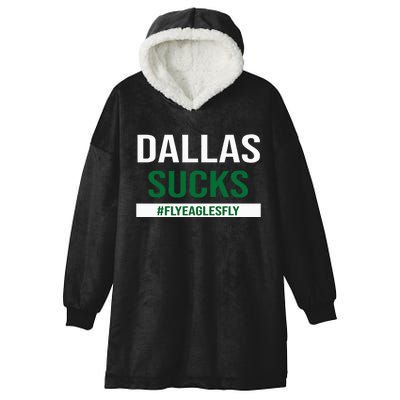 Dallas Sucks Funny Gag Gift for Philly Sports Fans Hooded Wearable Blanket