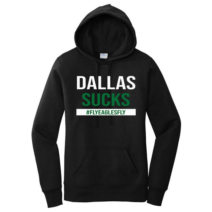 Dallas Sucks Funny Gag Gift for Philly Sports Fans Women's Pullover Hoodie