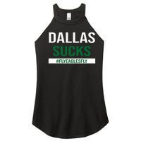 Dallas Sucks Funny Gag Gift for Philly Sports Fans Women's Perfect Tri Rocker Tank