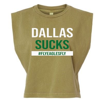 Dallas Sucks Funny Gag Gift for Philly Sports Fans Garment-Dyed Women's Muscle Tee