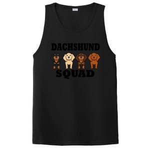 Dachshund Squad Funny Dog Team Pet Gift PosiCharge Competitor Tank